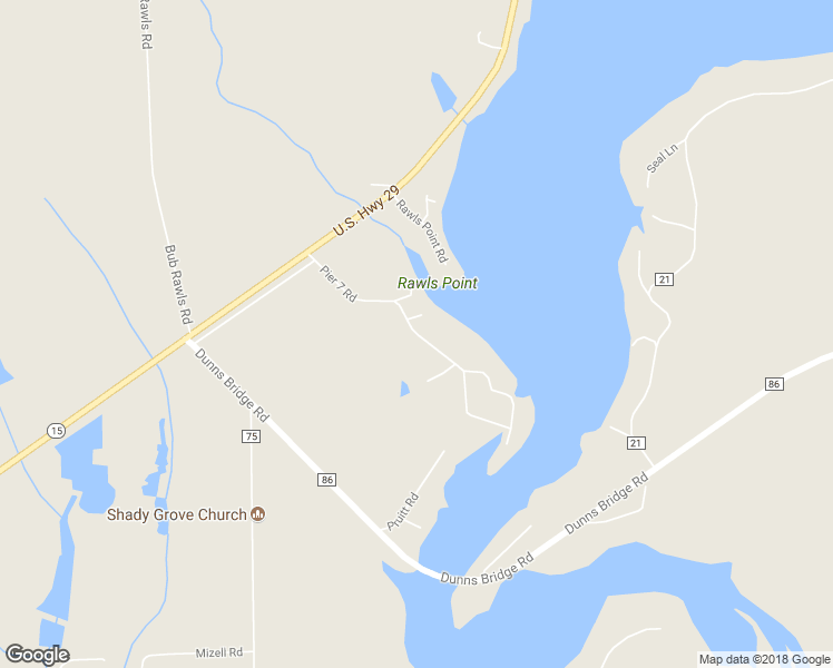 map of restaurants, bars, coffee shops, grocery stores, and more near Pier 7 Road in Andalusia