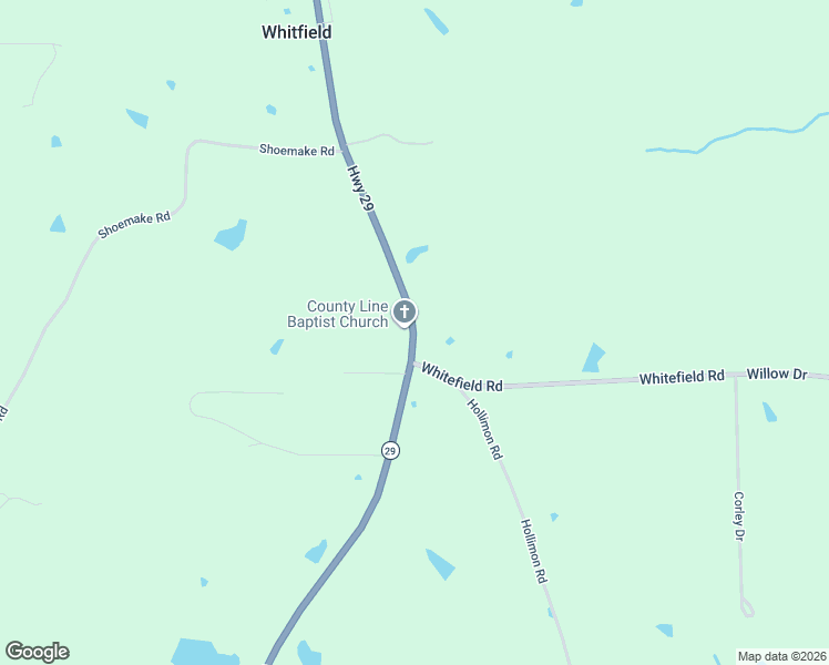 map of restaurants, bars, coffee shops, grocery stores, and more near 3764 Mississippi 29 in Ovett