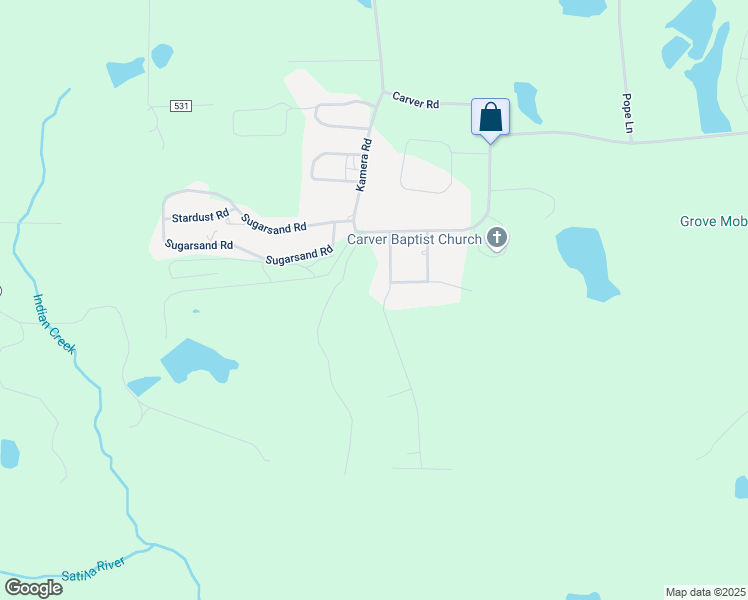 map of restaurants, bars, coffee shops, grocery stores, and more near 132 10 Point Drive in Douglas