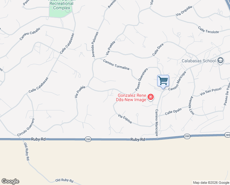 map of restaurants, bars, coffee shops, grocery stores, and more near 950 Paseo Queretaro in Rio Rico