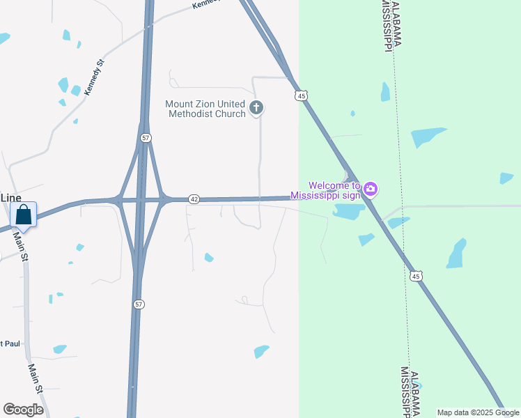 map of restaurants, bars, coffee shops, grocery stores, and more near 323 Saint Peter Street in State Line