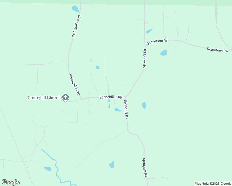 map of restaurants, bars, coffee shops, grocery stores, and more near Springhill Loop in Pollock