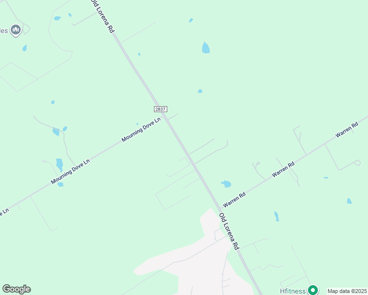 map of restaurants, bars, coffee shops, grocery stores, and more near 3833 Old Lorena Road in Lorena