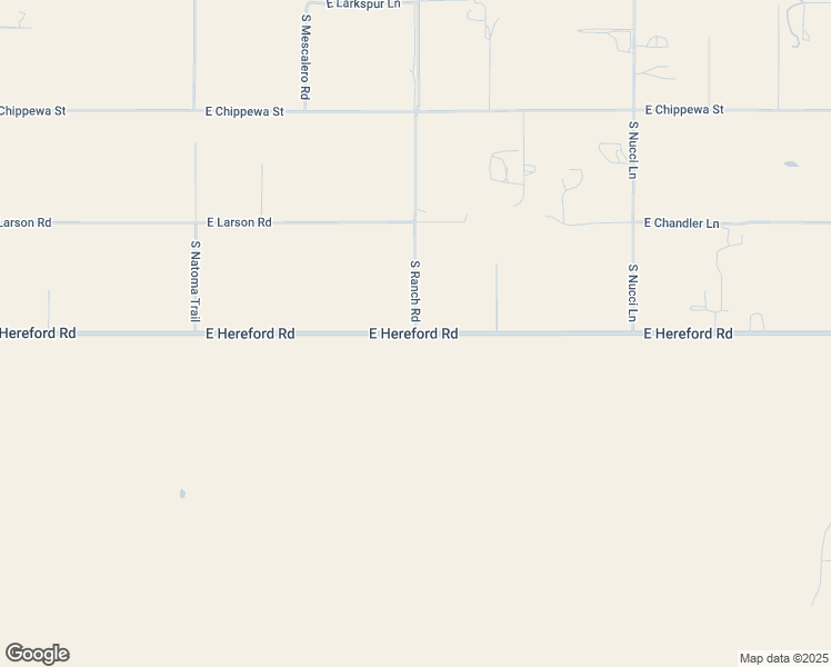 map of restaurants, bars, coffee shops, grocery stores, and more near East Hereford Road in Hereford