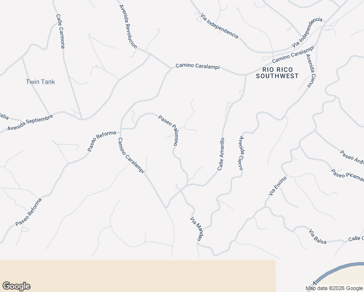 map of restaurants, bars, coffee shops, grocery stores, and more near 572 Paseo Palomino in Rio Rico