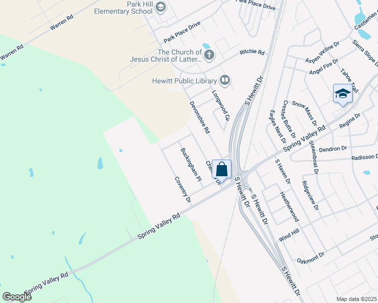 map of restaurants, bars, coffee shops, grocery stores, and more near 207 Chelsea Drive in Hewitt