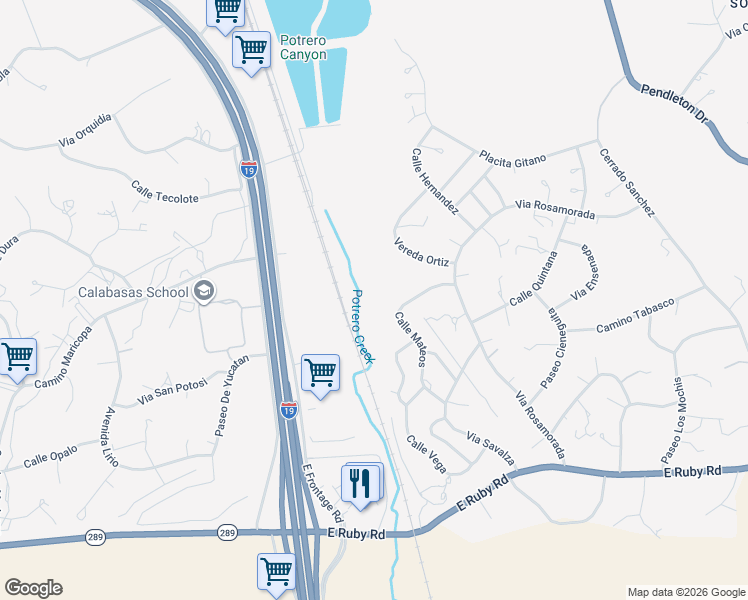 map of restaurants, bars, coffee shops, grocery stores, and more near 922 Calle Mateos in Rio Rico