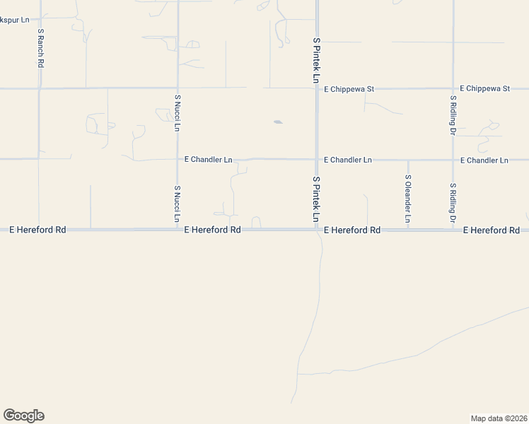 map of restaurants, bars, coffee shops, grocery stores, and more near 9027 East Hereford Road in Hereford