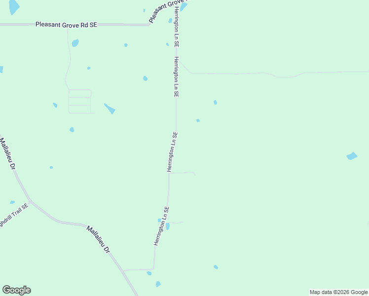 map of restaurants, bars, coffee shops, grocery stores, and more near 2380 Herrington Lane Southeast in Ruth