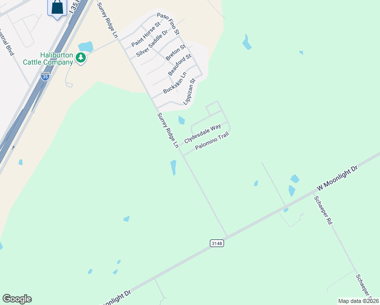 map of restaurants, bars, coffee shops, grocery stores, and more near 3064 Palomino Trail in Robinson