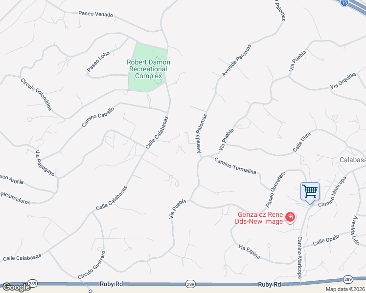 map of restaurants, bars, coffee shops, grocery stores, and more near 302 Grama Court in Rio Rico