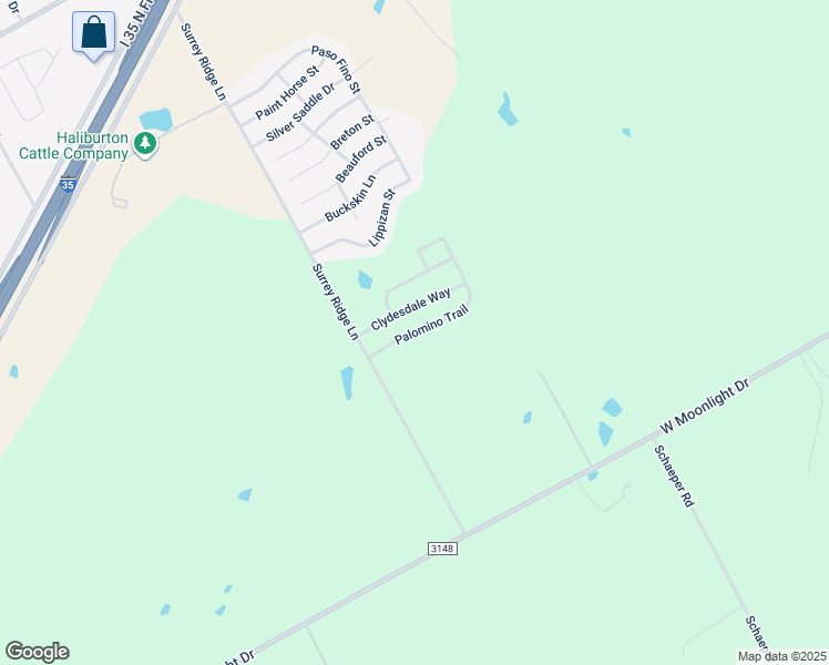 map of restaurants, bars, coffee shops, grocery stores, and more near 3064 Palomino Trail in Robinson