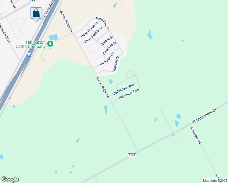 map of restaurants, bars, coffee shops, grocery stores, and more near 3081 Clydesdale Way in Robinson