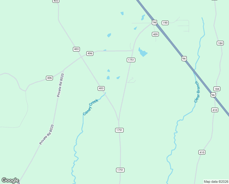 map of restaurants, bars, coffee shops, grocery stores, and more near in San Augustine