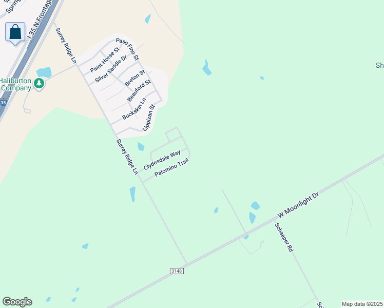 map of restaurants, bars, coffee shops, grocery stores, and more near 2980 Palomino Trail in Robinson