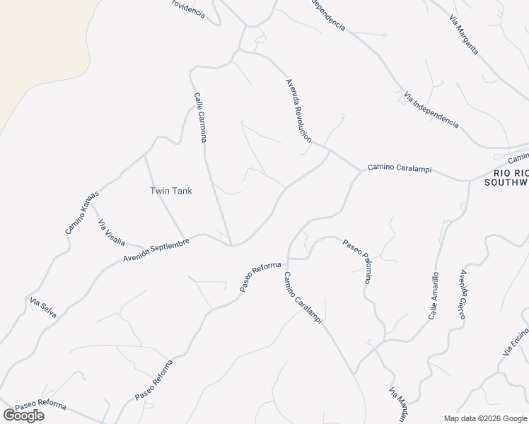 map of restaurants, bars, coffee shops, grocery stores, and more near 560 Avenida Septiembre in Rio Rico