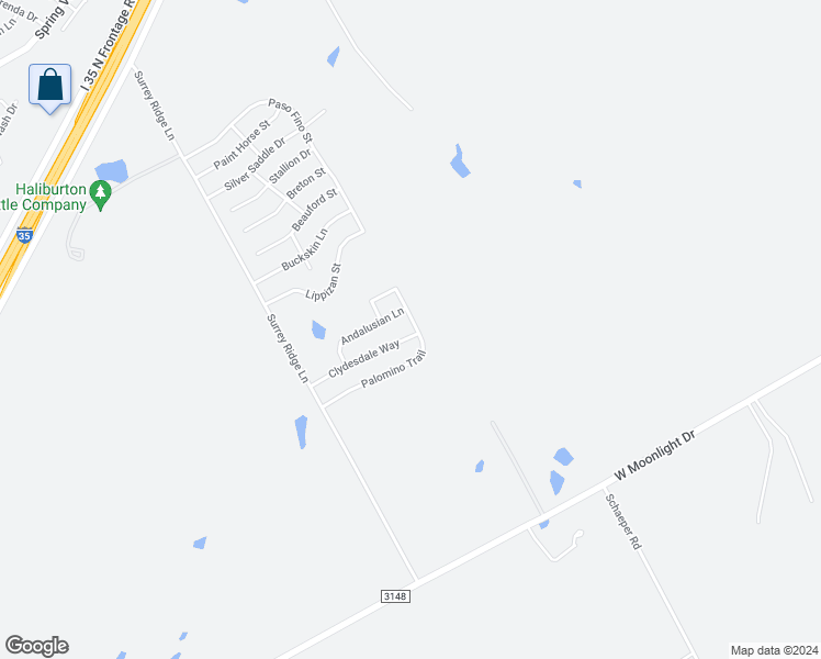 map of restaurants, bars, coffee shops, grocery stores, and more near 3001 Clydesdale Way in Robinson