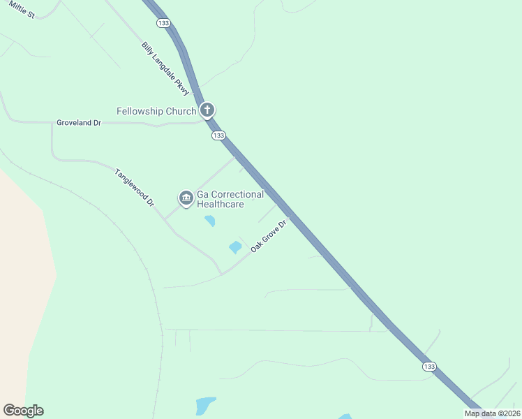 map of restaurants, bars, coffee shops, grocery stores, and more near 6340 Moultrie Road in Albany