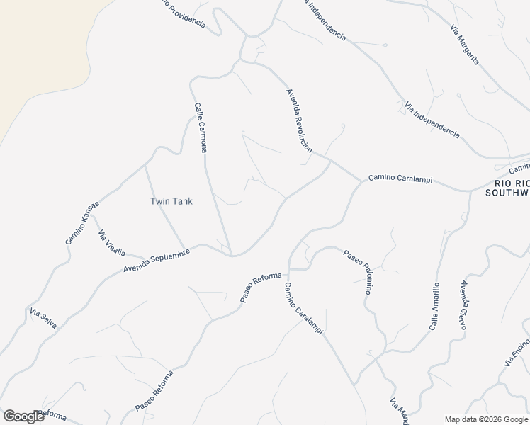 map of restaurants, bars, coffee shops, grocery stores, and more near 560 Avenida Septiembre in Rio Rico