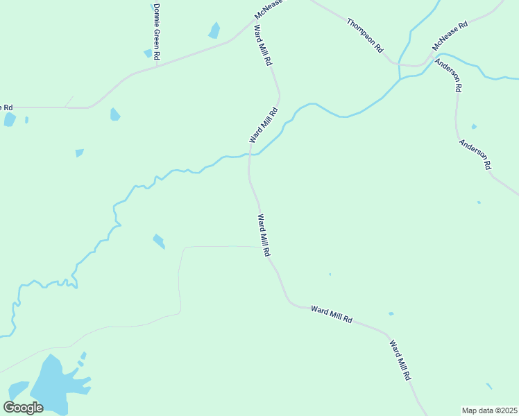 map of restaurants, bars, coffee shops, grocery stores, and more near Ward Mill Road in Jefferson Davis County