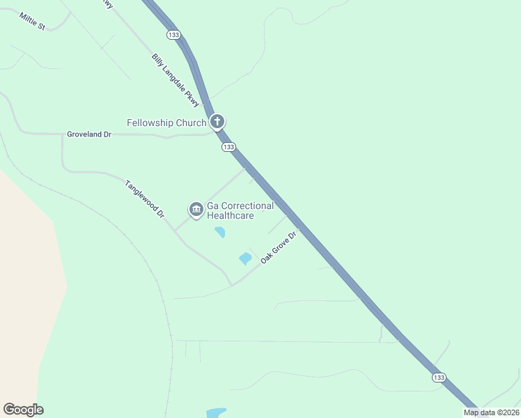 map of restaurants, bars, coffee shops, grocery stores, and more near 6340 Moultrie Road in Albany