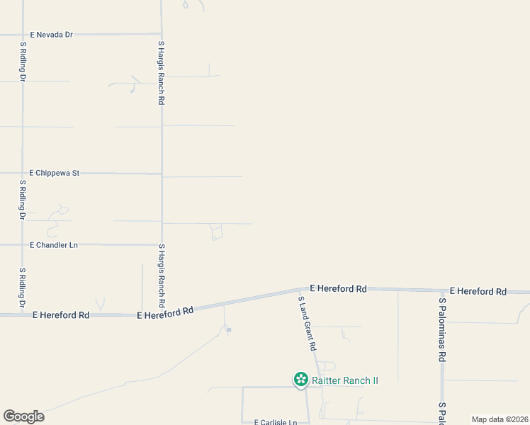 map of restaurants, bars, coffee shops, grocery stores, and more near 10159 East Rocking Ranch Road in Hereford