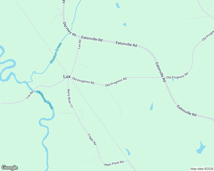 map of restaurants, bars, coffee shops, grocery stores, and more near 109 Old Progress Road in Seminary