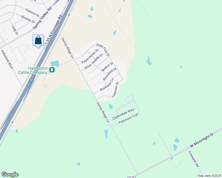 map of restaurants, bars, coffee shops, grocery stores, and more near 808 Quarter Horse Trail in Robinson