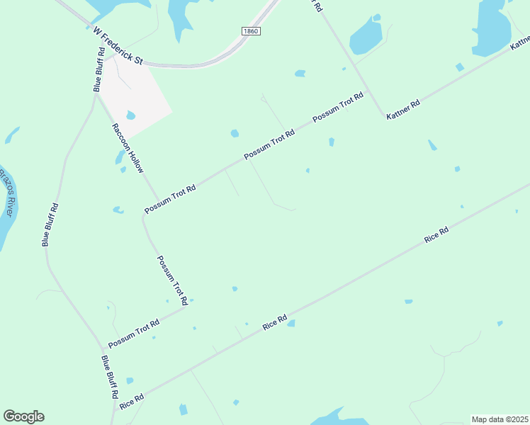 map of restaurants, bars, coffee shops, grocery stores, and more near 1230 Possum Trot Road in Riesel