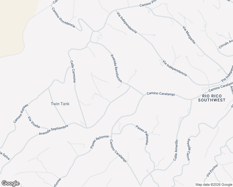 map of restaurants, bars, coffee shops, grocery stores, and more near 552 Avenida Septiembre in Rio Rico