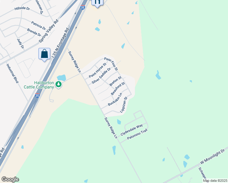 map of restaurants, bars, coffee shops, grocery stores, and more near 3032 Beauford Street in Robinson