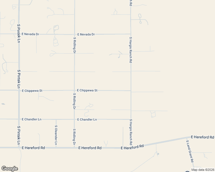 map of restaurants, bars, coffee shops, grocery stores, and more near 9839 East Chippewa Street in Hereford