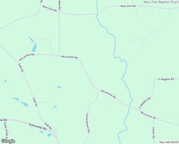 map of restaurants, bars, coffee shops, grocery stores, and more near 360 McLemore Road in Hattiesburg