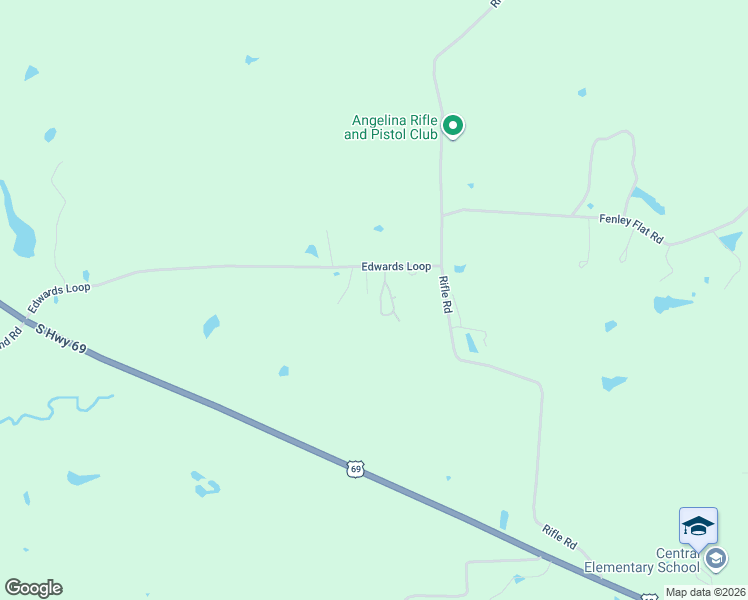 map of restaurants, bars, coffee shops, grocery stores, and more near 1122 Edwards Loop in Pollok