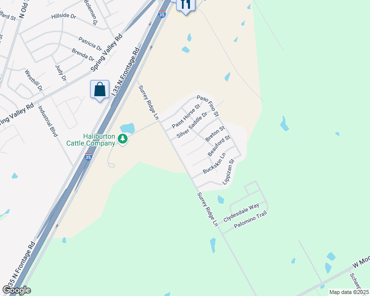 map of restaurants, bars, coffee shops, grocery stores, and more near 3132 Stallion Drive in Robinson