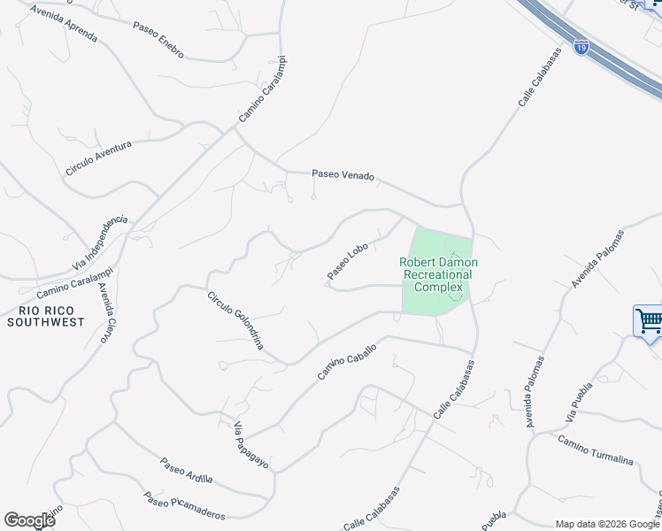 map of restaurants, bars, coffee shops, grocery stores, and more near 1016 Paseo Lobo in Rio Rico