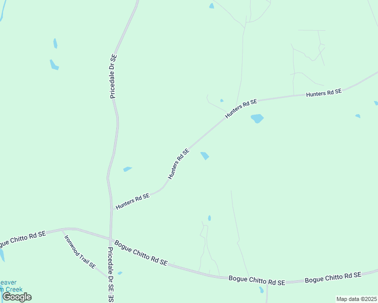map of restaurants, bars, coffee shops, grocery stores, and more near 998-1028 Hunters Road Southeast in Bogue Chitto