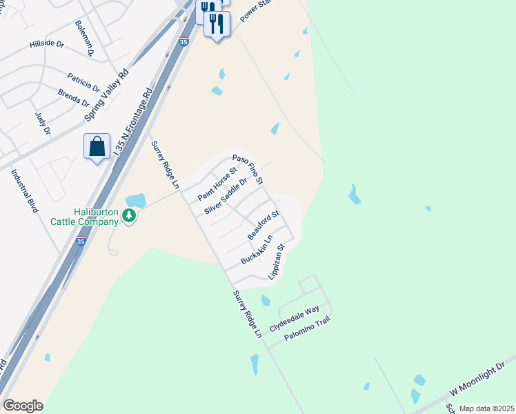 map of restaurants, bars, coffee shops, grocery stores, and more near 3012 Breton Street in Waco
