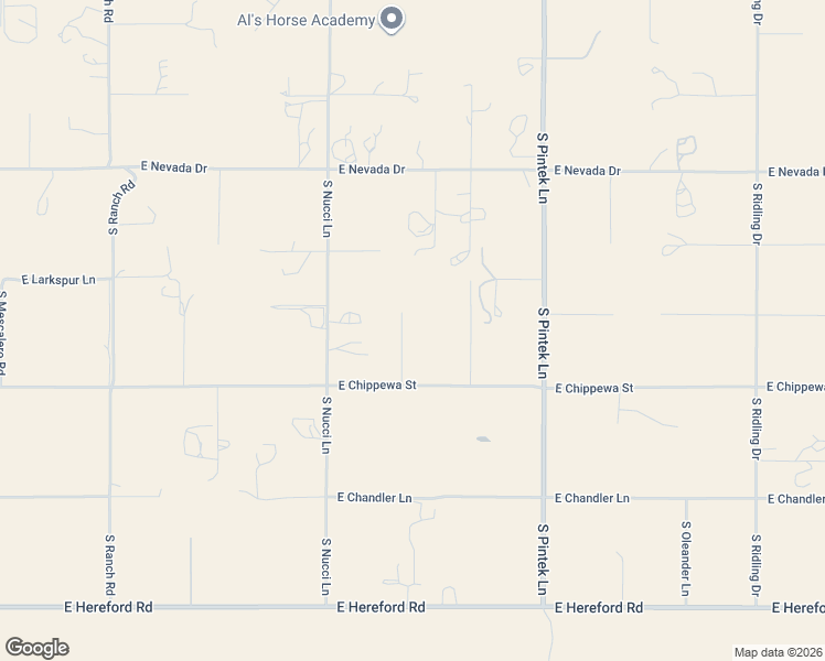 map of restaurants, bars, coffee shops, grocery stores, and more near 6703 South Desert Rose Place in Hereford