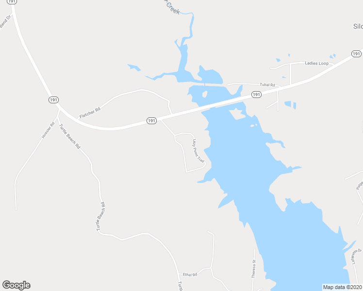 map of restaurants, bars, coffee shops, grocery stores, and more near Lazy Point Trail in Sabine Parish