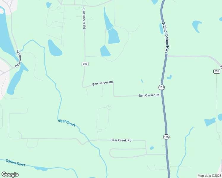 map of restaurants, bars, coffee shops, grocery stores, and more near 481 Ben Carver Road in Douglas