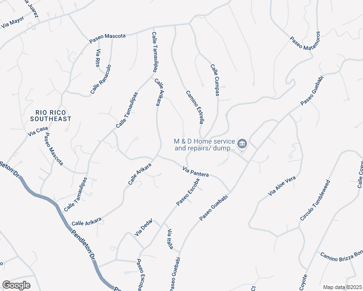 map of restaurants, bars, coffee shops, grocery stores, and more near 306 Guaymas in Rio Rico