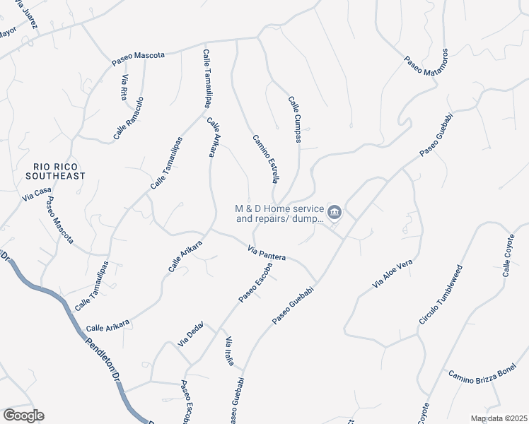 map of restaurants, bars, coffee shops, grocery stores, and more near 306 Guaymas Court in Rio Rico