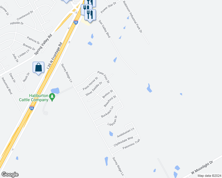 map of restaurants, bars, coffee shops, grocery stores, and more near 3001 Breton Street in Robinson