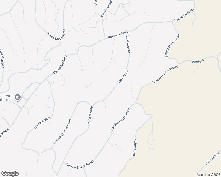 map of restaurants, bars, coffee shops, grocery stores, and more near 1018 Calle Coyote in Rio Rico
