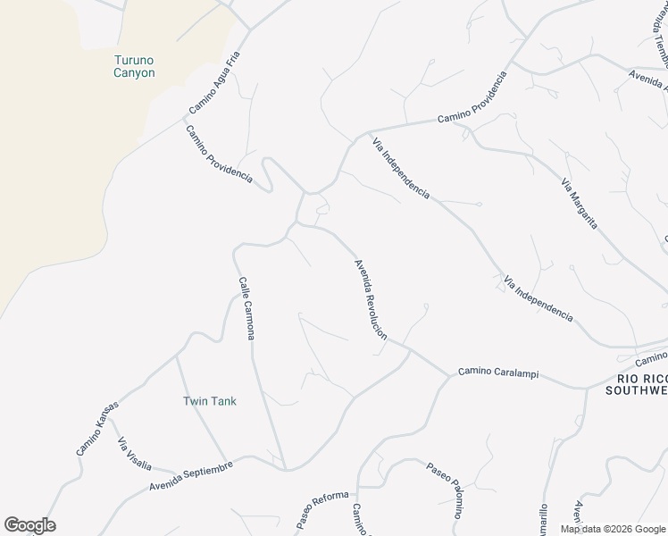 map of restaurants, bars, coffee shops, grocery stores, and more near 989 Avenida Revolucion in Rio Rico