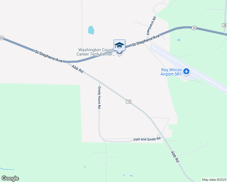 map of restaurants, bars, coffee shops, grocery stores, and more near 439 County Road 19 in Chatom