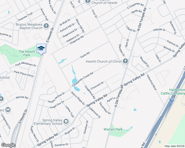 map of restaurants, bars, coffee shops, grocery stores, and more near 339 Castleman Creek Road in Hewitt