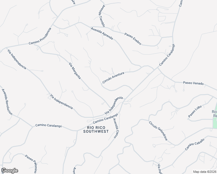 map of restaurants, bars, coffee shops, grocery stores, and more near 1055 Circulo Aventura in Rio Rico