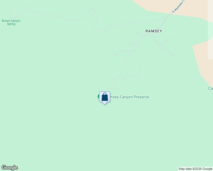 map of restaurants, bars, coffee shops, grocery stores, and more near 35 East Ramsey Canyon Road in Hereford
